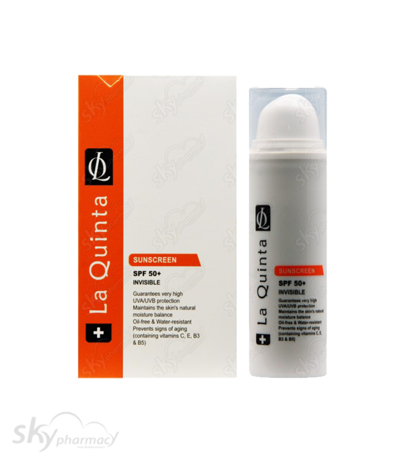کرم ضد آفتاب بدون رنگ فاقد چربی SPF50 لاکوئینتا - Image 4