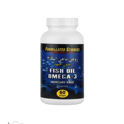 روغن ماهی امگا 3 بدون جیوه ۶۰ عددی